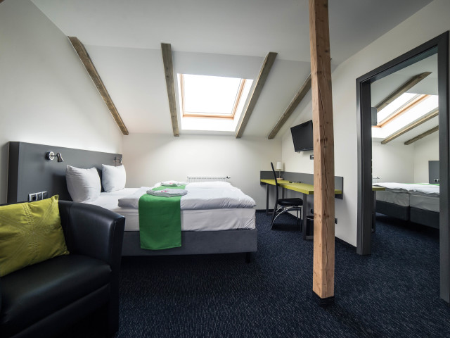 Čtyřlůžkový pokoj